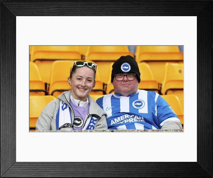Framed Print : Wolverhampton Wanderers v Brighton and Hove Albion Premier League 05OCT25 Framed Print : Wolverhampton Wanderers v Brighton and Hove Albion Premier League 05OCT25