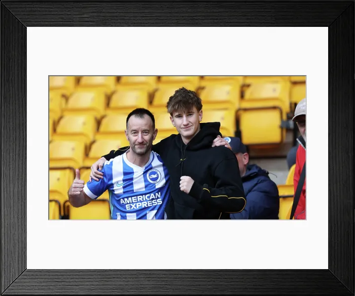 Framed Print : Wolverhampton Wanderers v Brighton and Hove Albion Premier League 05OCT25 Framed Print : Wolverhampton Wanderers v Brighton and Hove Albion Premier League 05OCT25