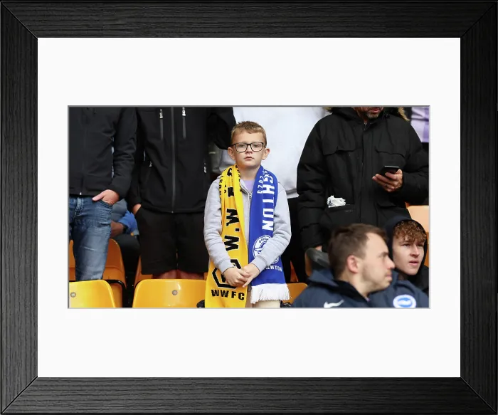 Framed Print : Wolverhampton Wanderers v Brighton and Hove Albion Premier League 05OCT25 Framed Print : Wolverhampton Wanderers v Brighton and Hove Albion Premier League 05OCT25