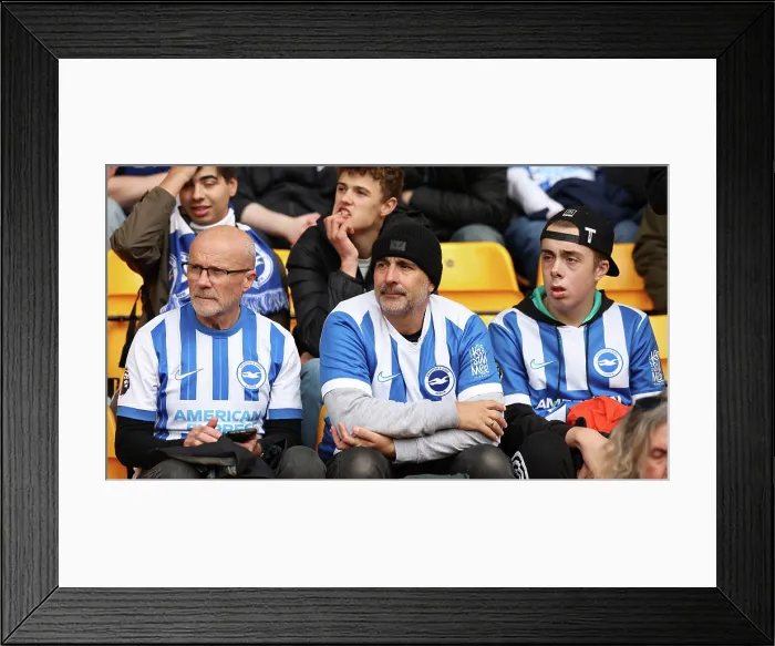 Framed Print : Wolverhampton Wanderers v Brighton and Hove Albion Premier League 05OCT25 Framed Print : Wolverhampton Wanderers v Brighton and Hove Albion Premier League 05OCT25