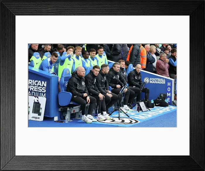 Framed Print : Brighton and Hove Albion v Newcastle United Premier League 18OCT25 Framed Print : Brighton and Hove Albion v Newcastle United Premier League 18OCT25