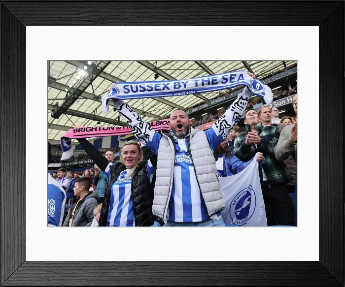 Framed Print : Brighton and Hove Albion v Newcastle United Premier League 18OCT25 Framed Print : Brighton and Hove Albion v Newcastle United Premier League 18OCT25