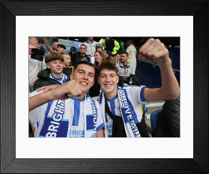 Framed Print : Brighton and Hove Albion v Newcastle United Premier League 18OCT25 Framed Print : Brighton and Hove Albion v Newcastle United Premier League 18OCT25