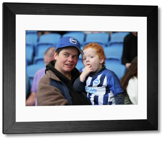 Framed Print : Brighton and Hove Albion v Newcastle United Premier League 18OCT25