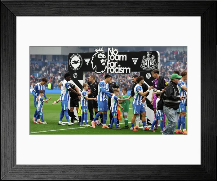 Framed Print : Brighton and Hove Albion v Newcastle United Premier League 18OCT25 Framed Print : Brighton and Hove Albion v Newcastle United Premier League 18OCT25