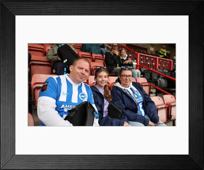 Framed Print : Brighton and Hove Albion Women v Southampton Women Subway League Cup 19OCT25 Framed Print : Brighton and Hove Albion Women v Southampton Women Subway League Cup 19OCT25