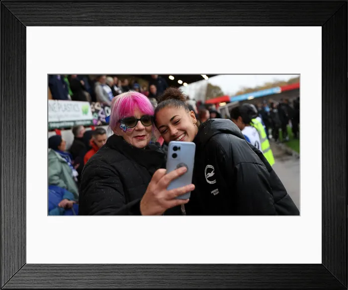Framed Print : Brighton and Hove Albion Women v Southampton Women Subway League Cup 19OCT25 Framed Print : Brighton and Hove Albion Women v Southampton Women Subway League Cup 19OCT25