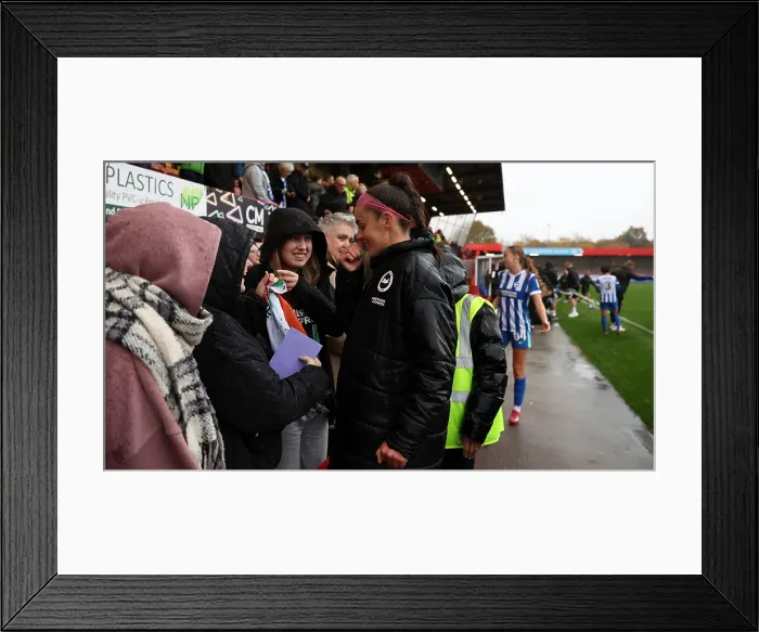 Framed Print : Brighton and Hove Albion Women v Southampton Women Subway League Cup 19OCT25 Framed Print : Brighton and Hove Albion Women v Southampton Women Subway League Cup 19OCT25