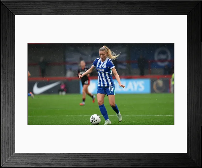 Framed Print : Brighton and Hove Albion Women v Southampton Women Subway League Cup 19OCT25 Framed Print : Brighton and Hove Albion Women v Southampton Women Subway League Cup 19OCT25