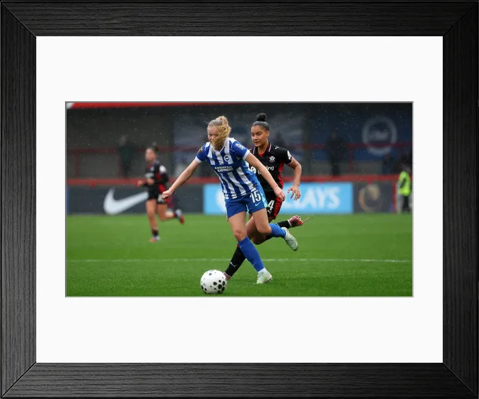 Framed Print : Brighton and Hove Albion Women v Southampton Women Subway League Cup 19OCT25 Framed Print : Brighton and Hove Albion Women v Southampton Women Subway League Cup 19OCT25