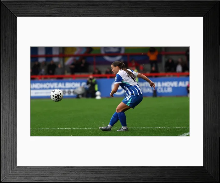 Framed Print : Brighton and Hove Albion Women v Southampton Women Subway League Cup 19OCT25 Framed Print : Brighton and Hove Albion Women v Southampton Women Subway League Cup 19OCT25