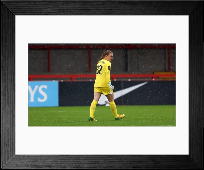 Framed Print : Brighton and Hove Albion Women v Southampton Women Subway League Cup 19OCT25