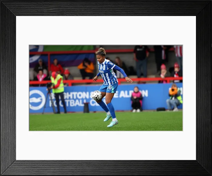 Framed Print : Brighton and Hove Albion Women v Southampton Women Subway League Cup 19OCT25