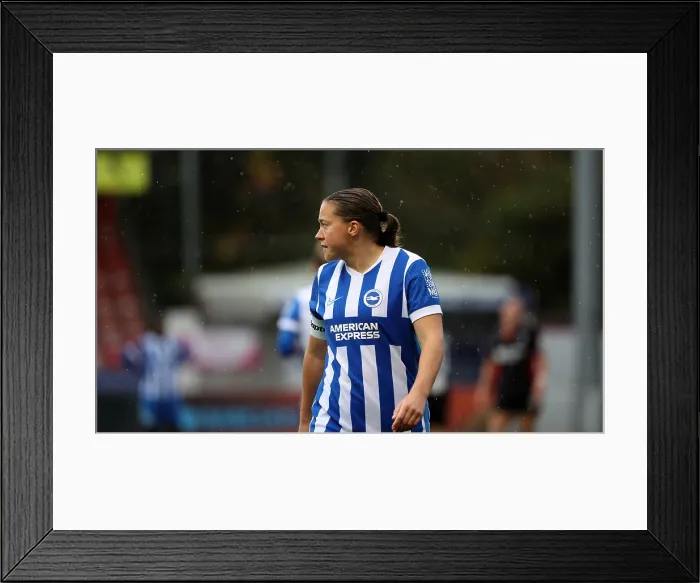 Framed Print : Brighton and Hove Albion Women v Southampton Women Subway League Cup 19OCT25 Framed Print : Brighton and Hove Albion Women v Southampton Women Subway League Cup 19OCT25