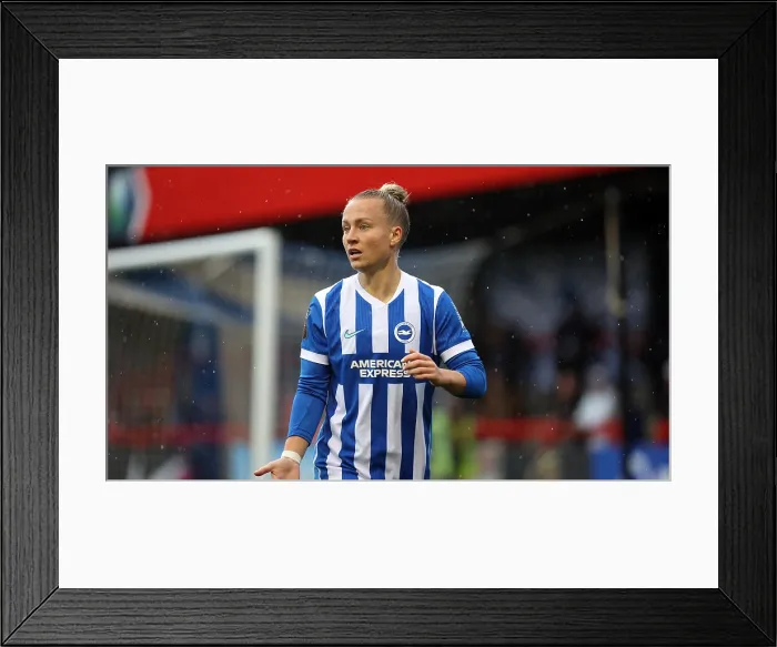 Framed Print : Brighton and Hove Albion Women v Southampton Women Subway League Cup 19OCT25 Framed Print : Brighton and Hove Albion Women v Southampton Women Subway League Cup 19OCT25