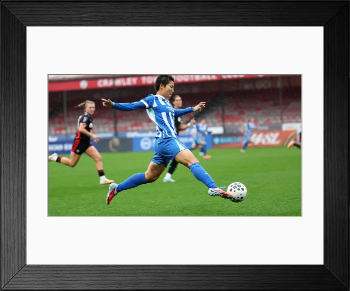 Framed Print : Brighton and Hove Albion Women v Southampton Women Subway League Cup 19OCT25