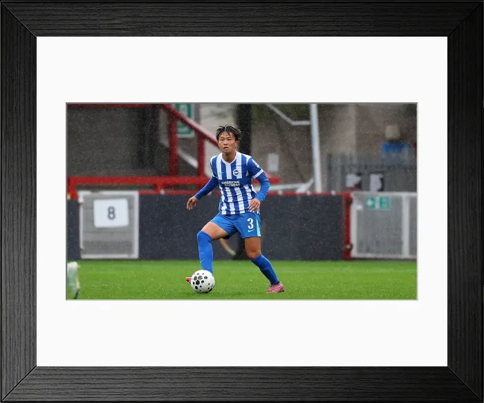 Framed Print : Brighton and Hove Albion Women v Southampton Women Subway League Cup 19OCT25 Framed Print : Brighton and Hove Albion Women v Southampton Women Subway League Cup 19OCT25