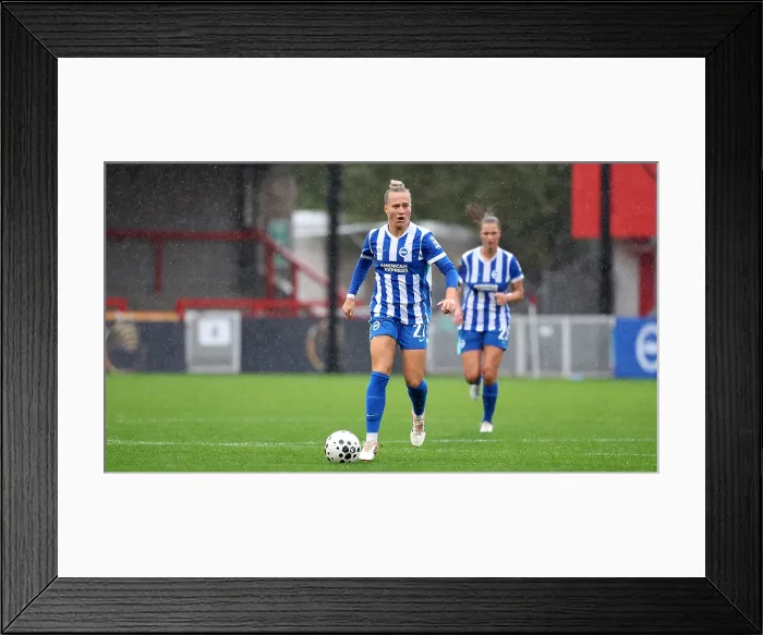 Framed Print : Brighton and Hove Albion Women v Southampton Women Subway League Cup 19OCT25 Framed Print : Brighton and Hove Albion Women v Southampton Women Subway League Cup 19OCT25