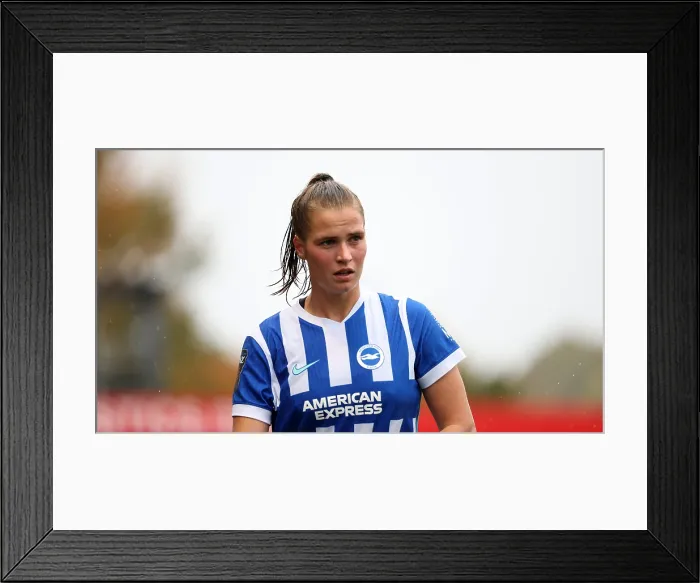 Framed Print : Brighton and Hove Albion Women v Southampton Women Subway League Cup 19OCT25