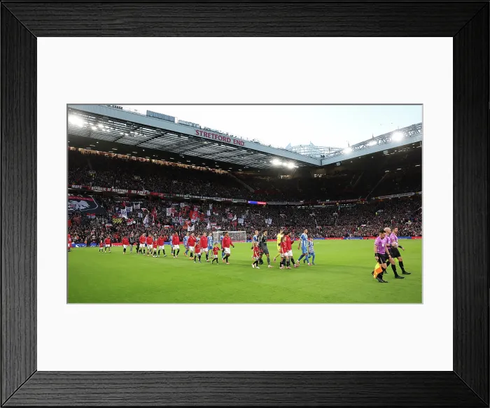 Framed Print : Manchester United v Brighton and Hove Albion Premier League 25OCT25 Framed Print : Manchester United v Brighton and Hove Albion Premier League 25OCT25