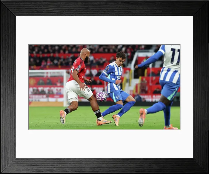 Framed Print : Manchester United v Brighton and Hove Albion Premier League 25OCT25 Framed Print : Manchester United v Brighton and Hove Albion Premier League 25OCT25