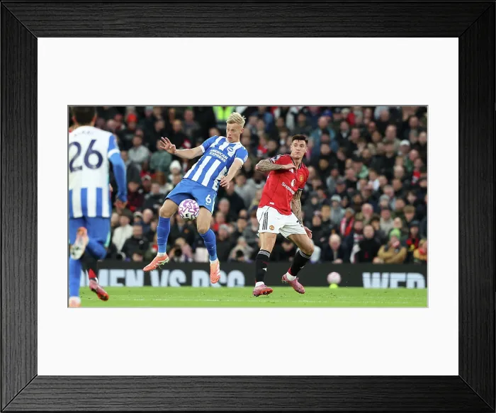 Framed Print : Manchester United v Brighton and Hove Albion Premier League 25OCT25
