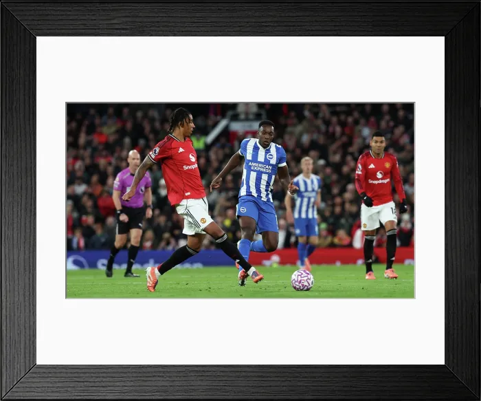 Framed Print : Manchester United v Brighton and Hove Albion Premier League 25OCT25