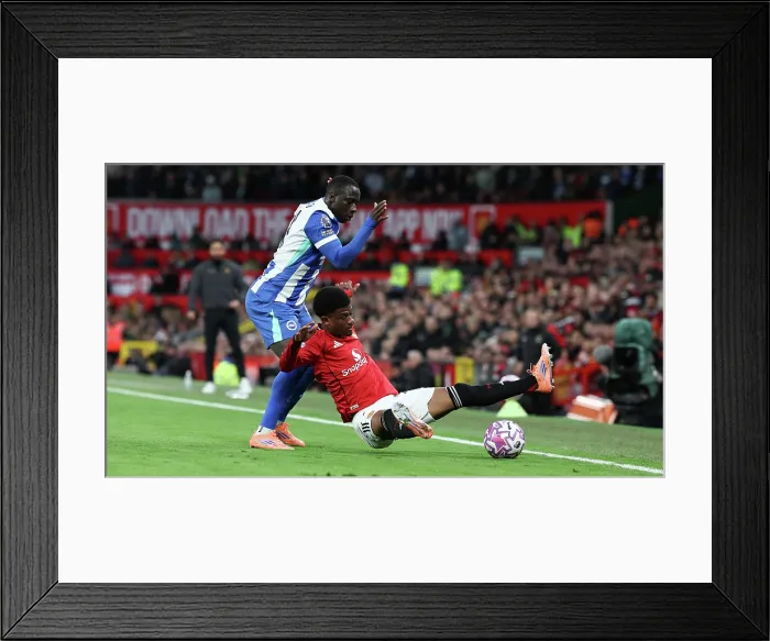 Framed Print : Manchester United v Brighton and Hove Albion Premier League 25OCT25 Framed Print : Manchester United v Brighton and Hove Albion Premier League 25OCT25