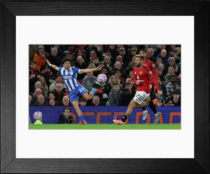Framed Print : Manchester United v Brighton and Hove Albion Premier League 25OCT25 Framed Print : Manchester United v Brighton and Hove Albion Premier League 25OCT25