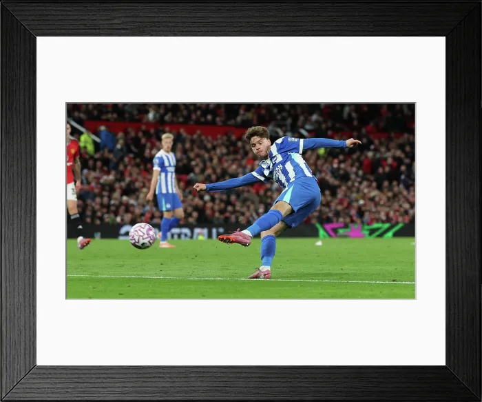 Framed Print : Manchester United v Brighton and Hove Albion Premier League 25OCT25 Framed Print : Manchester United v Brighton and Hove Albion Premier League 25OCT25