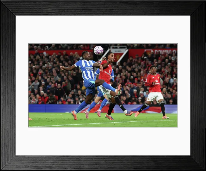 Framed Print : Manchester United v Brighton and Hove Albion Premier League 25OCT25 Framed Print : Manchester United v Brighton and Hove Albion Premier League 25OCT25
