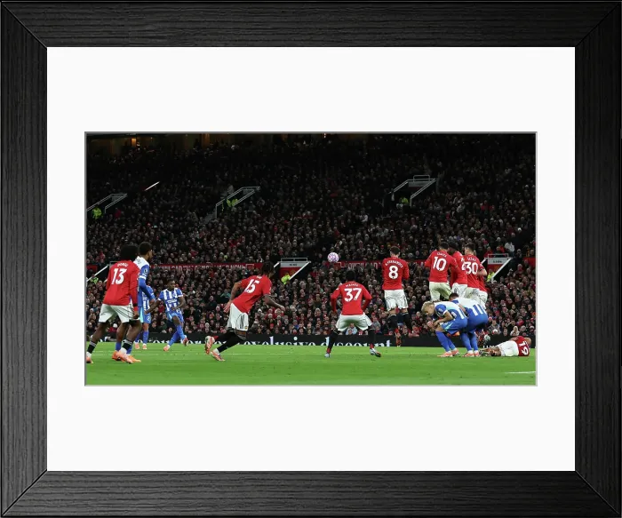 Framed Print : Manchester United v Brighton and Hove Albion Premier League 25OCT25 Framed Print : Manchester United v Brighton and Hove Albion Premier League 25OCT25