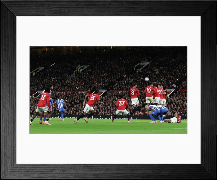 Framed Print : Manchester United v Brighton and Hove Albion Premier League 25OCT25 Framed Print : Manchester United v Brighton and Hove Albion Premier League 25OCT25