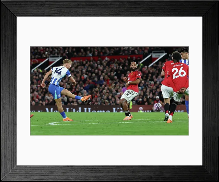 Framed Print : Manchester United v Brighton and Hove Albion Premier League 25OCT25 Framed Print : Manchester United v Brighton and Hove Albion Premier League 25OCT25