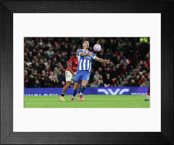 Framed Print : Manchester United v Brighton and Hove Albion Premier League 25OCT25 Framed Print : Manchester United v Brighton and Hove Albion Premier League 25OCT25