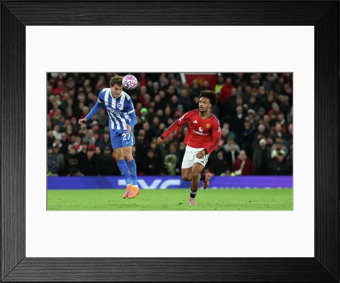 Framed Print : Manchester United v Brighton and Hove Albion Premier League 25OCT25 Framed Print : Manchester United v Brighton and Hove Albion Premier League 25OCT25