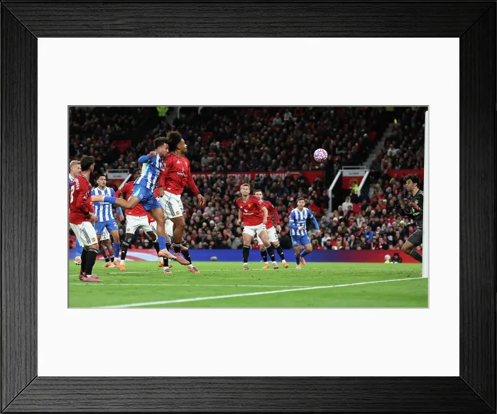 Framed Print : Manchester United v Brighton and Hove Albion Premier League 25OCT25 Framed Print : Manchester United v Brighton and Hove Albion Premier League 25OCT25