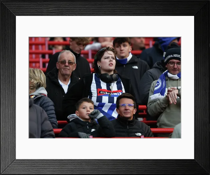 Framed Print : Manchester United v Brighton and Hove Albion Premier League 25OCT25 Framed Print : Manchester United v Brighton and Hove Albion Premier League 25OCT25