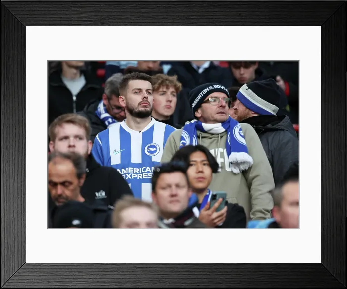 Framed Print : Manchester United v Brighton and Hove Albion Premier League 25OCT25 Framed Print : Manchester United v Brighton and Hove Albion Premier League 25OCT25