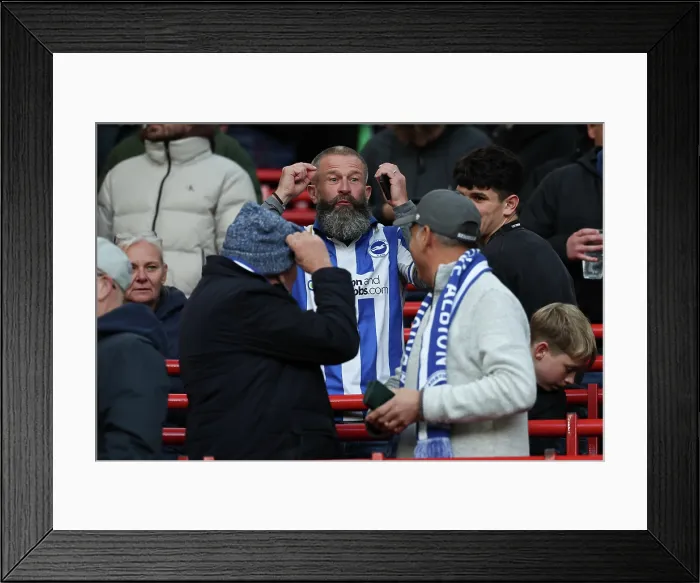 Framed Print : Manchester United v Brighton and Hove Albion Premier League 25OCT25 Framed Print : Manchester United v Brighton and Hove Albion Premier League 25OCT25
