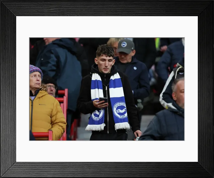 Framed Print : Manchester United v Brighton and Hove Albion Premier League 25OCT25 Framed Print : Manchester United v Brighton and Hove Albion Premier League 25OCT25