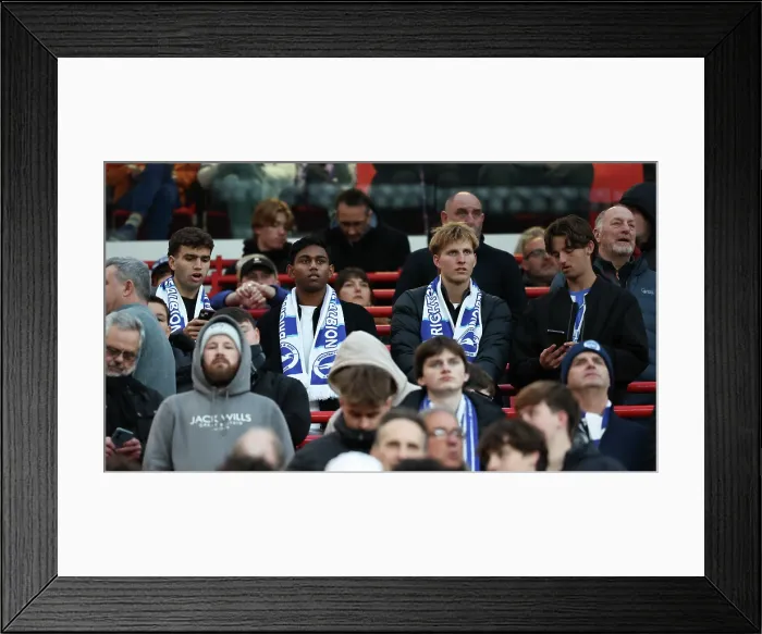 Framed Print : Manchester United v Brighton and Hove Albion Premier League 25OCT25 Framed Print : Manchester United v Brighton and Hove Albion Premier League 25OCT25