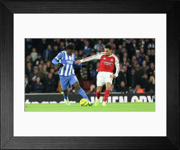 Framed Print : Arsenal v Brighton and Hove Albion Carabao Cup 29OCT25 Framed Print : Arsenal v Brighton and Hove Albion Carabao Cup 29OCT25