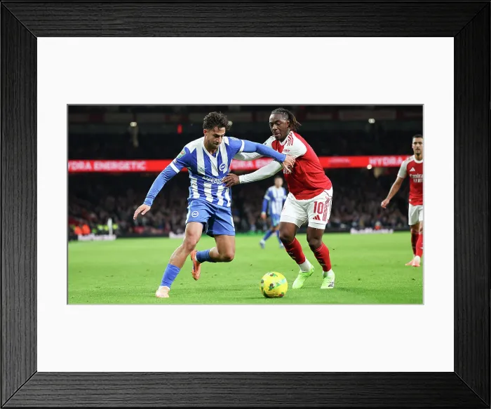 Framed Print : Arsenal v Brighton and Hove Albion Carabao Cup 29OCT25