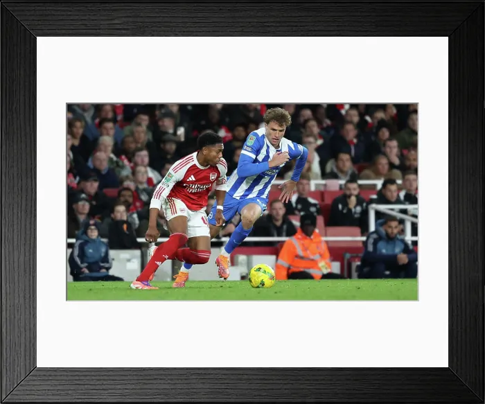 Framed Print : Arsenal v Brighton and Hove Albion Carabao Cup 29OCT25