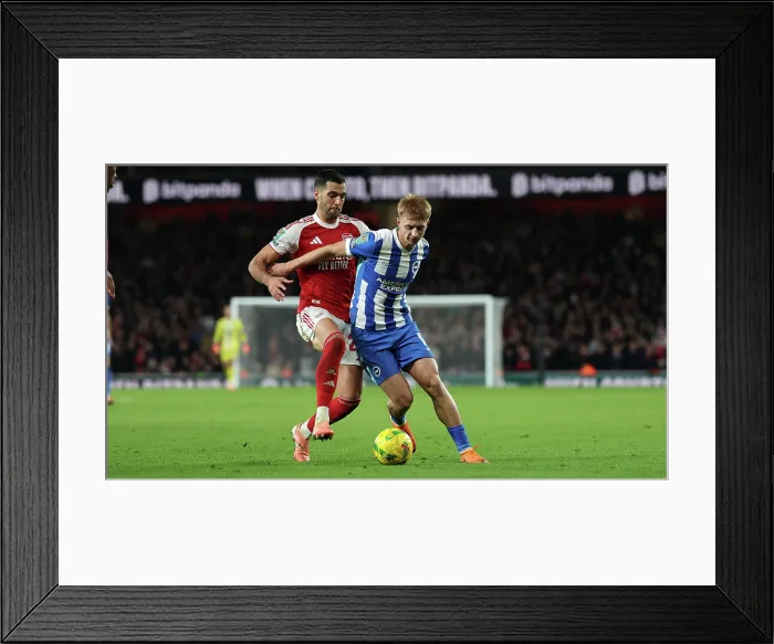 Framed Print : Arsenal v Brighton and Hove Albion Carabao Cup 29OCT25 Framed Print : Arsenal v Brighton and Hove Albion Carabao Cup 29OCT25