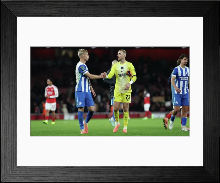 Framed Print : Arsenal v Brighton and Hove Albion Carabao Cup 29OCT25
