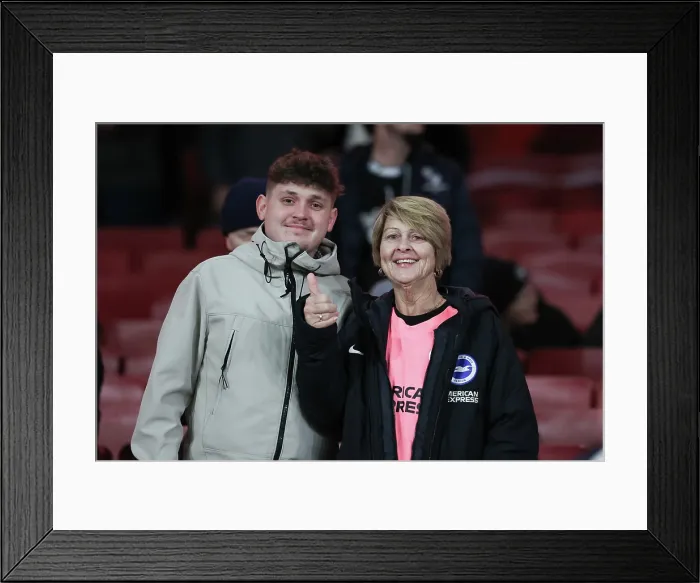 Framed Print : Arsenal v Brighton and Hove Albion Carabao Cup 29OCT25
