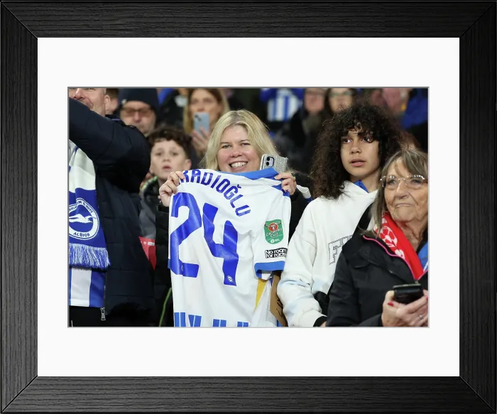 Framed Print : Arsenal v Brighton and Hove Albion Carabao Cup 29OCT25