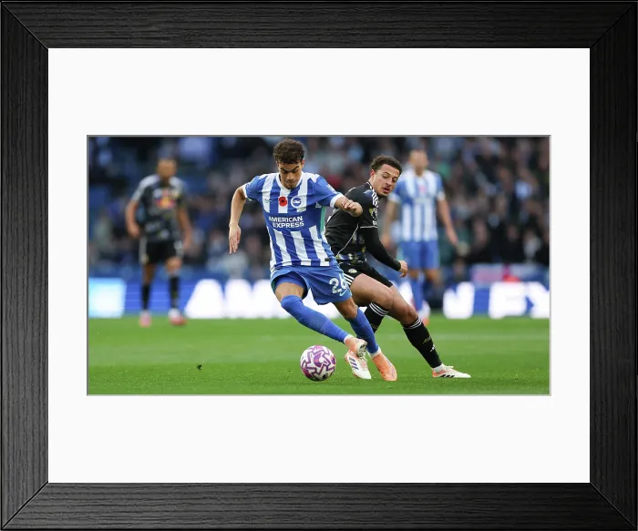 Framed Print : Brighton and Hove Albion v Leeds United Premier League 01NOV25 Framed Print : Brighton and Hove Albion v Leeds United Premier League 01NOV25